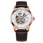 Leder Designed Automatik Uhr