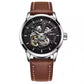 Leder Designed Automatik Uhr