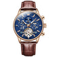 Automatik Mondphasen Skeleton Uhr