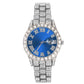 Iced Out Quarz Uhr Rund