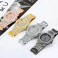 Iced Out Quarz Uhr