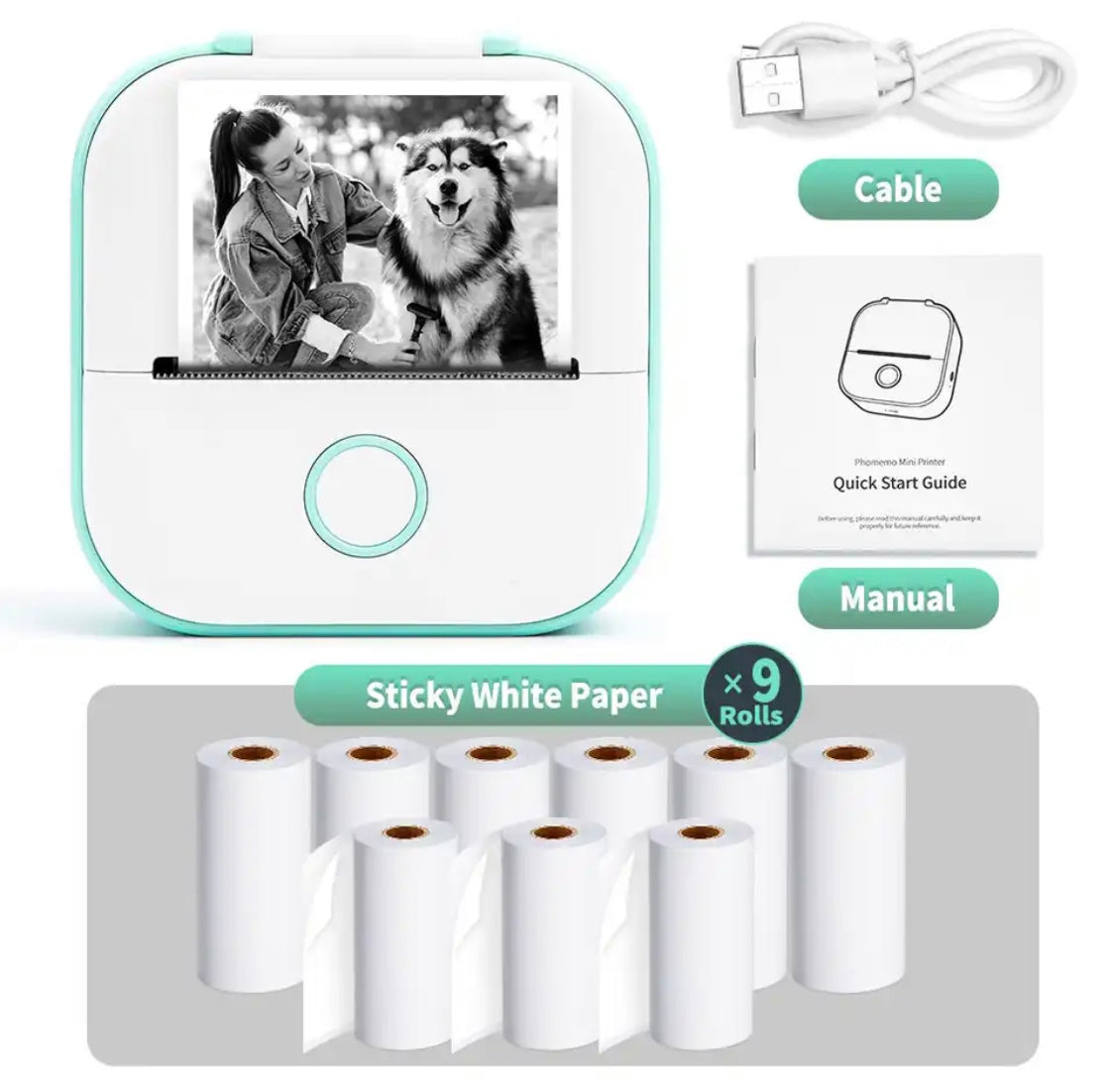 Tintenloser Mini Drucker