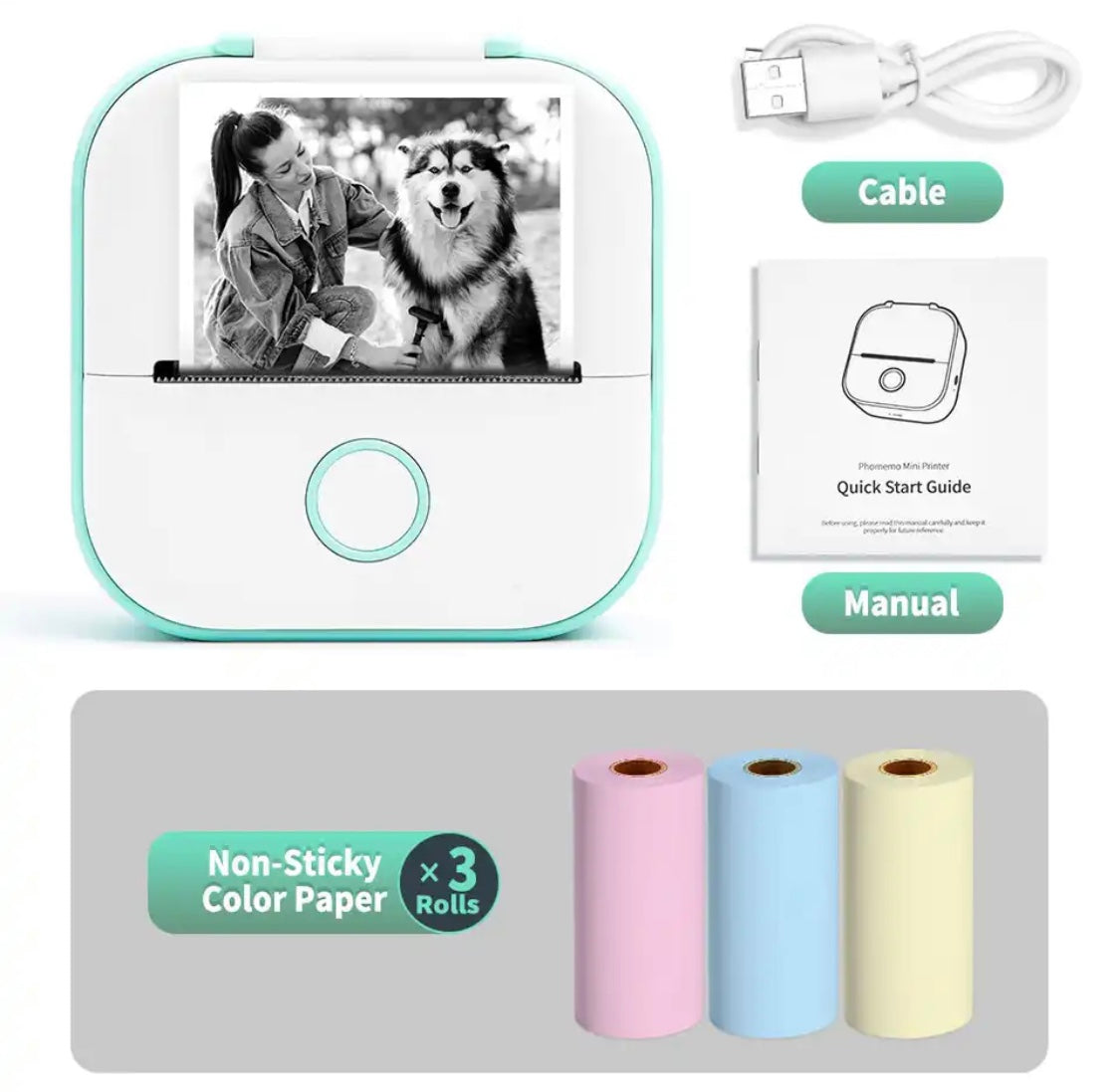Tintenloser Mini Drucker