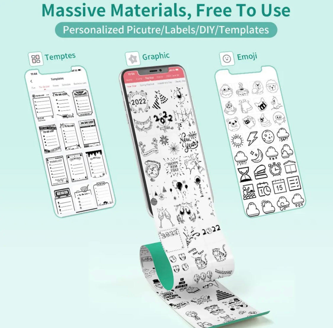 Tintenloser Mini Drucker