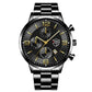 Business Uhr Quarz Stahl Band