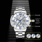 Business Uhr Quarz Stahl Band