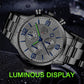 Business Uhr Quarz Stahl Band