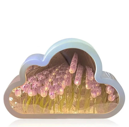 Wolken Spiegellampe